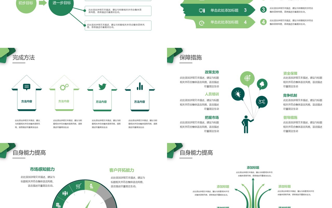 简约个人工作总结PPT工作汇报ppt