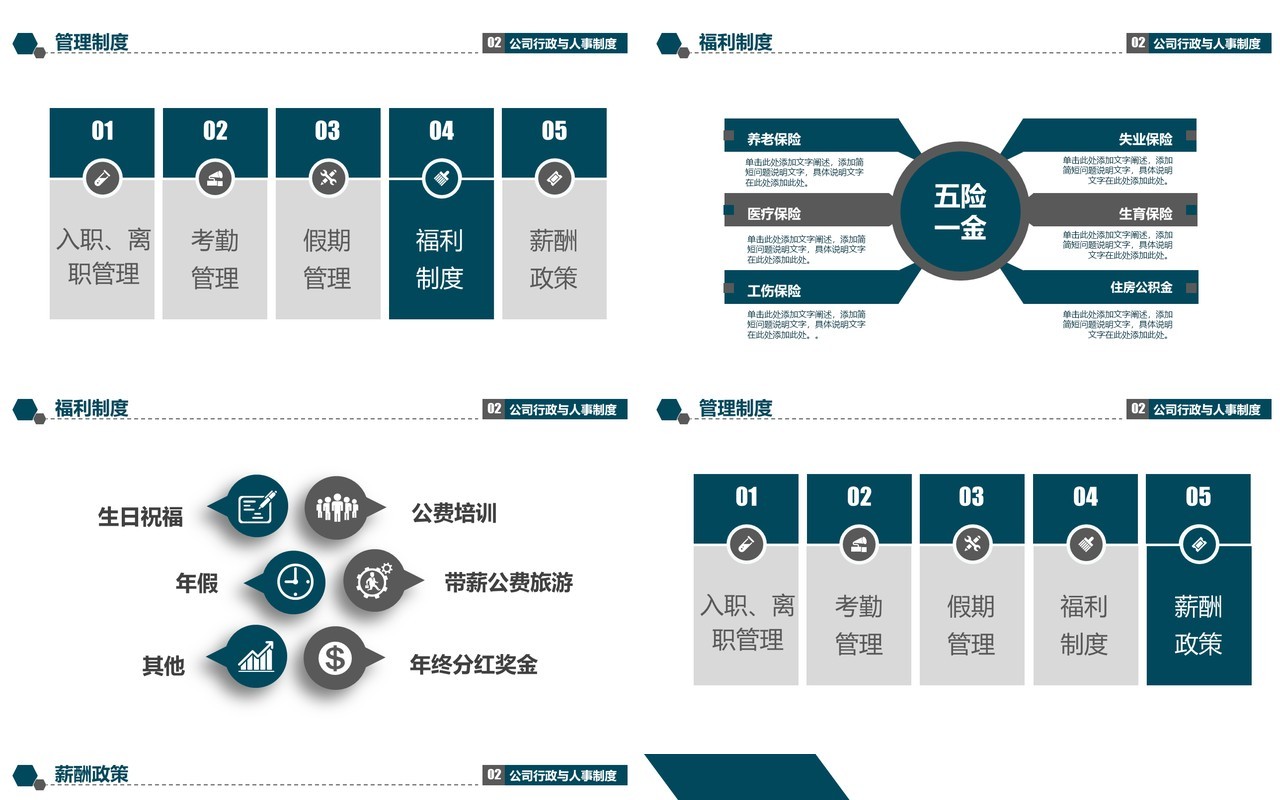 公司制度企业宣传PPT模板