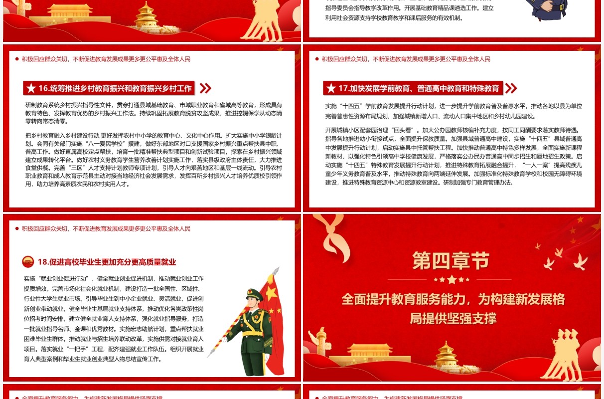 教育部颁布2022年教育工作要点PPT模板