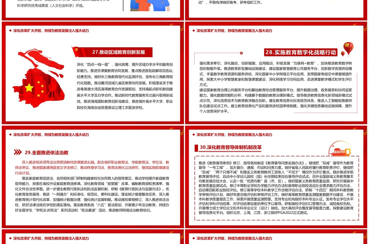 教育部颁布2022年教育工作要点PPT模板