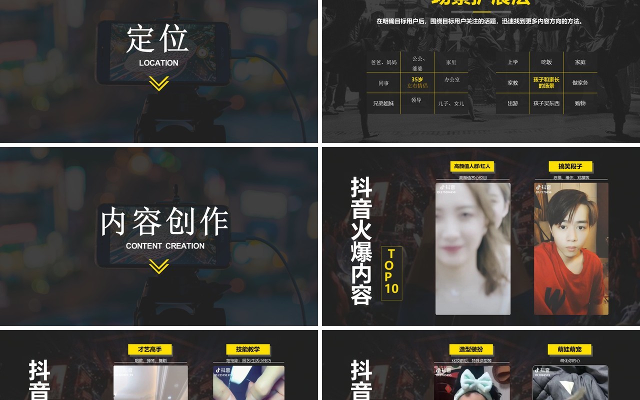 简约某音电商运营方案策划PPT模板
