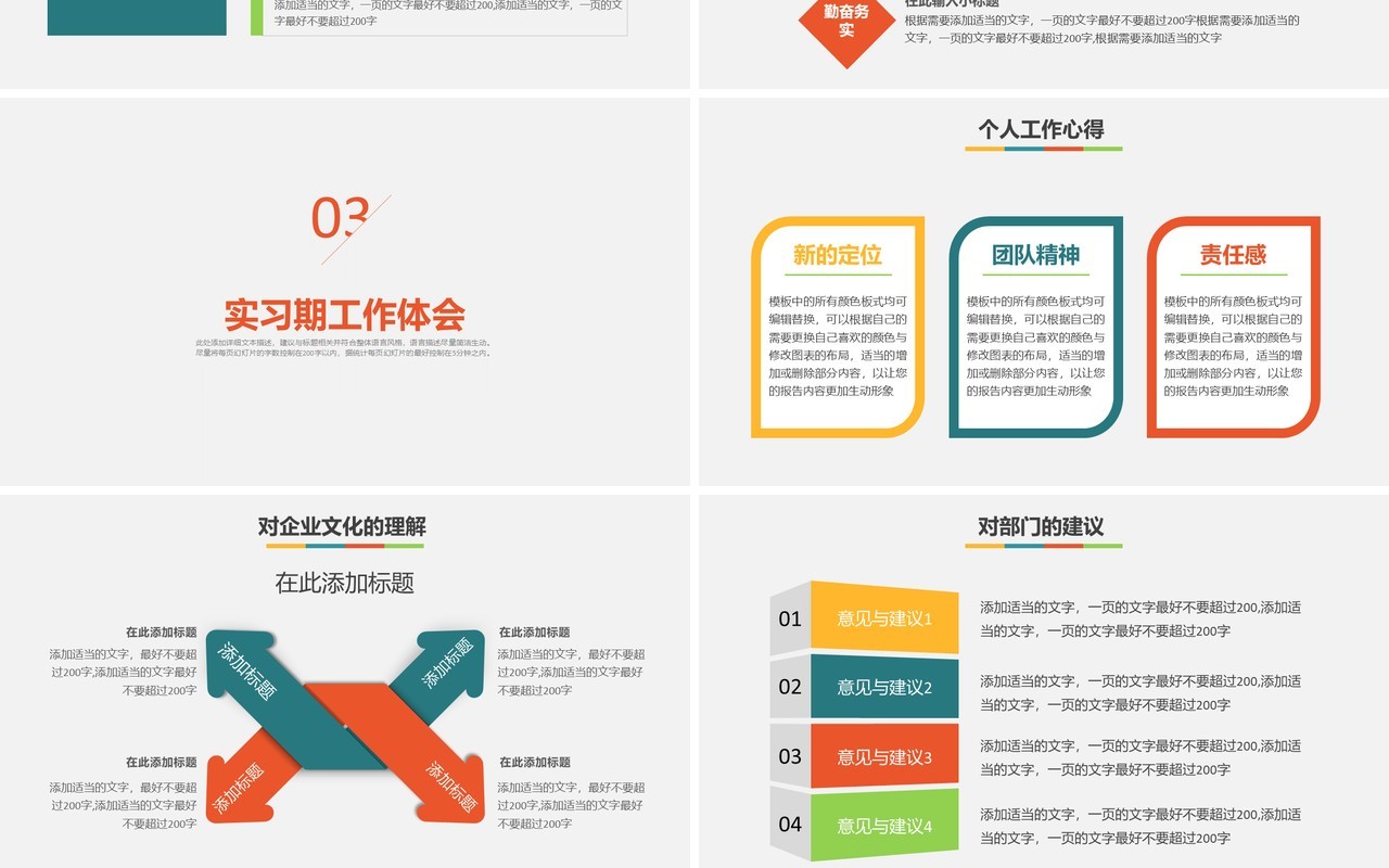 IT行业程序员述职报告PPT模板