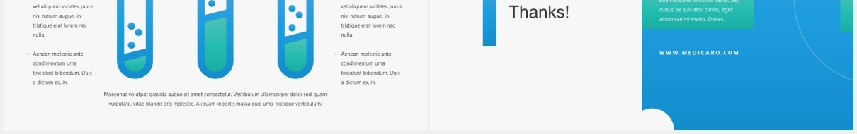 蓝色医疗医学医院图片排版设计PPT模板MEDICARO - Medical Powerpoint Template