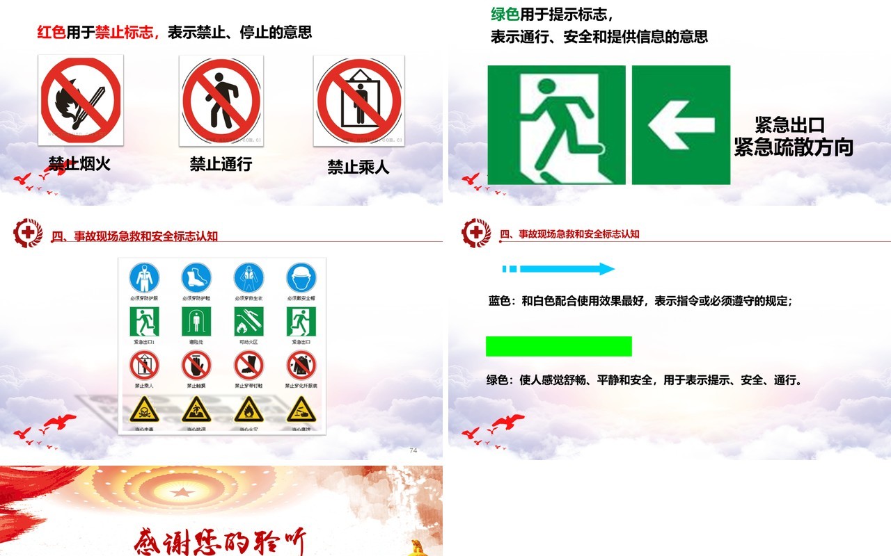 大气时尚安全生产模板PPT模板