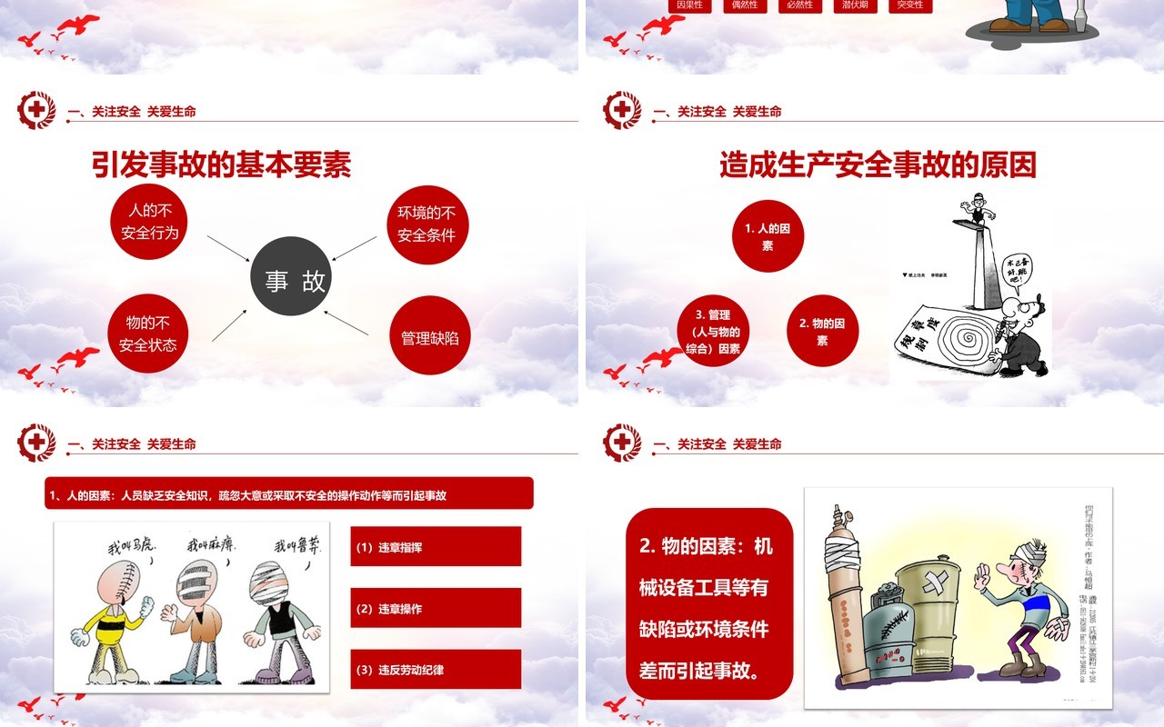 大气时尚安全生产模板PPT模板