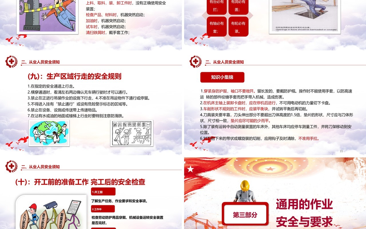 大气时尚安全生产模板PPT模板