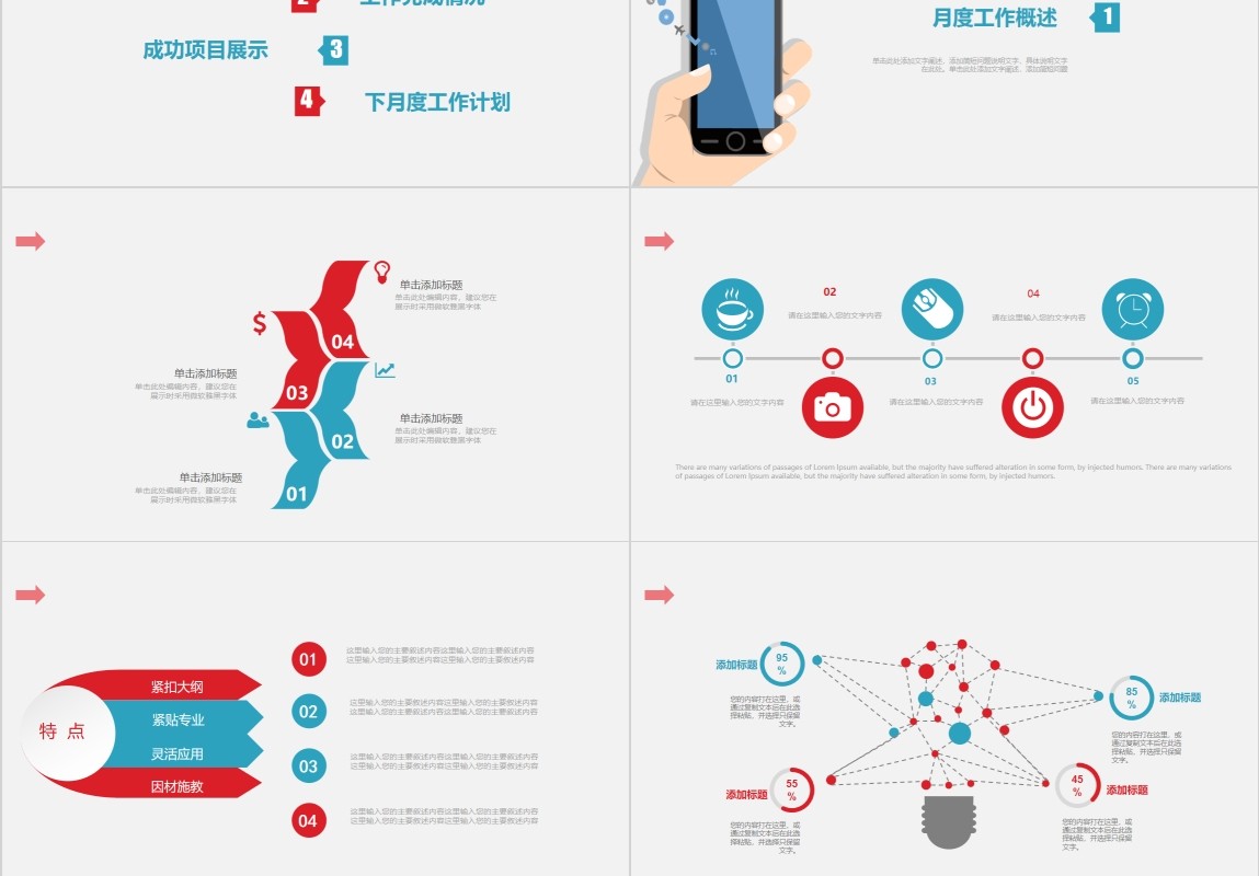 计算机软件项目总结PPT模板