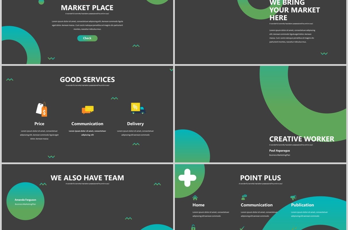 商业计划书PPT模板版式设计Circa Powerpoint Template