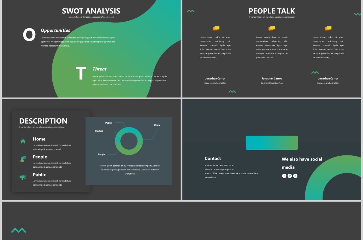 商业计划书PPT模板版式设计Circa Powerpoint Template