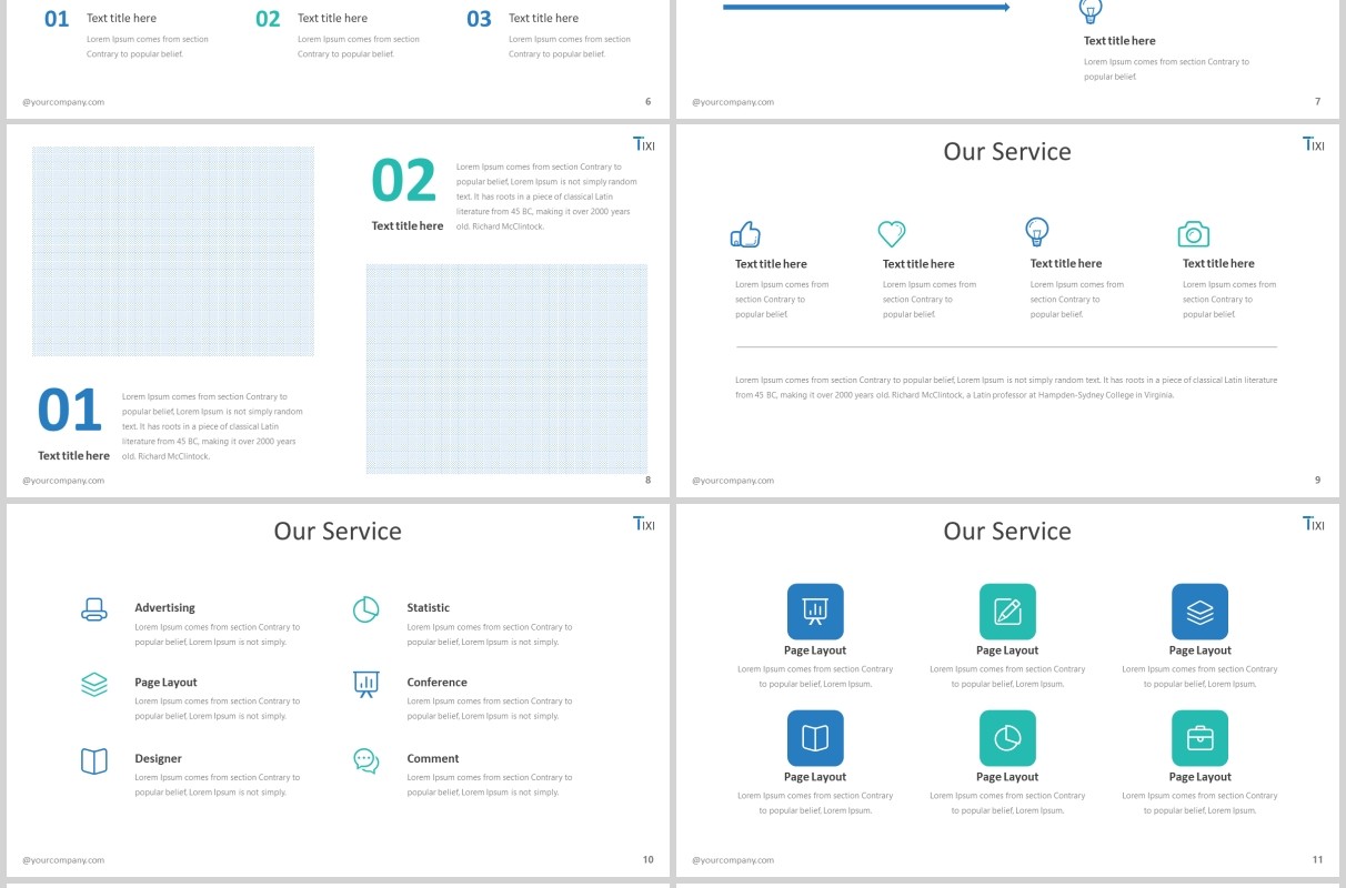 公司宣传企业介绍PPT模板版式设计Powerpoint Template