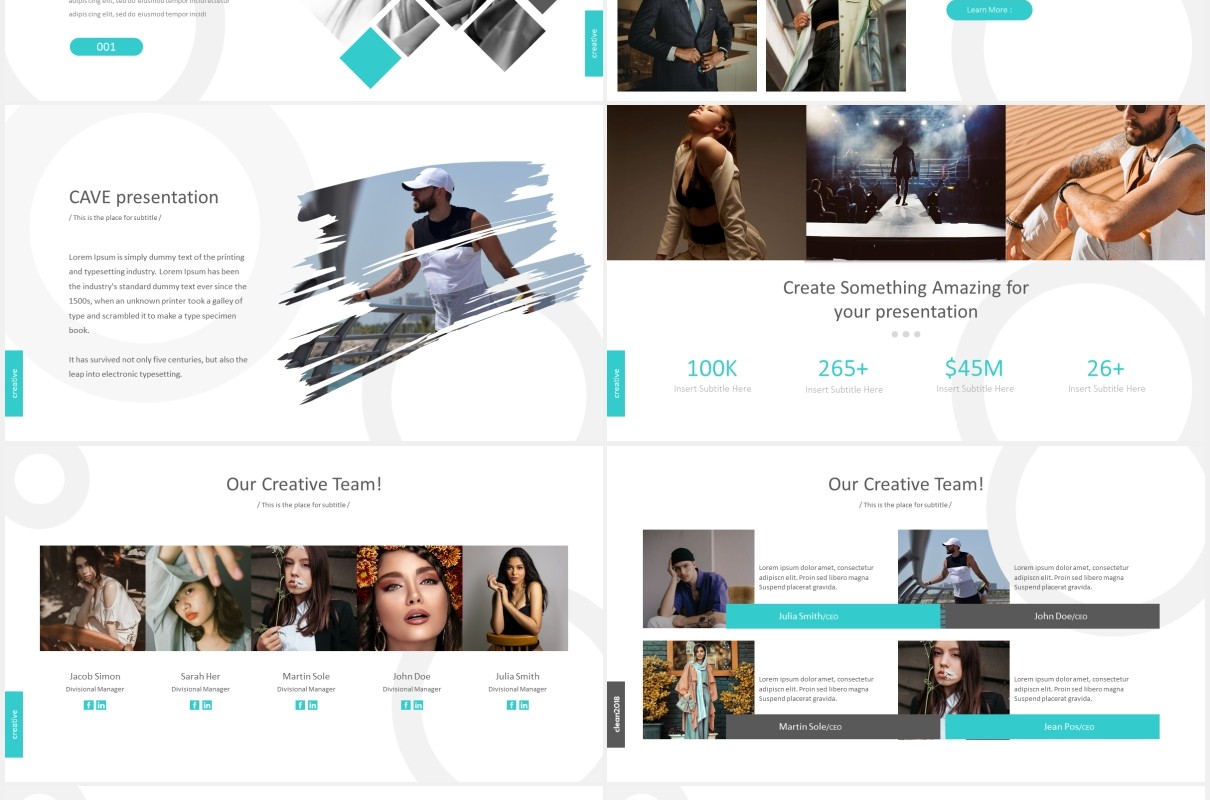 简约商务工作报告总结PPT数据图表模板素材cave powerpoint template