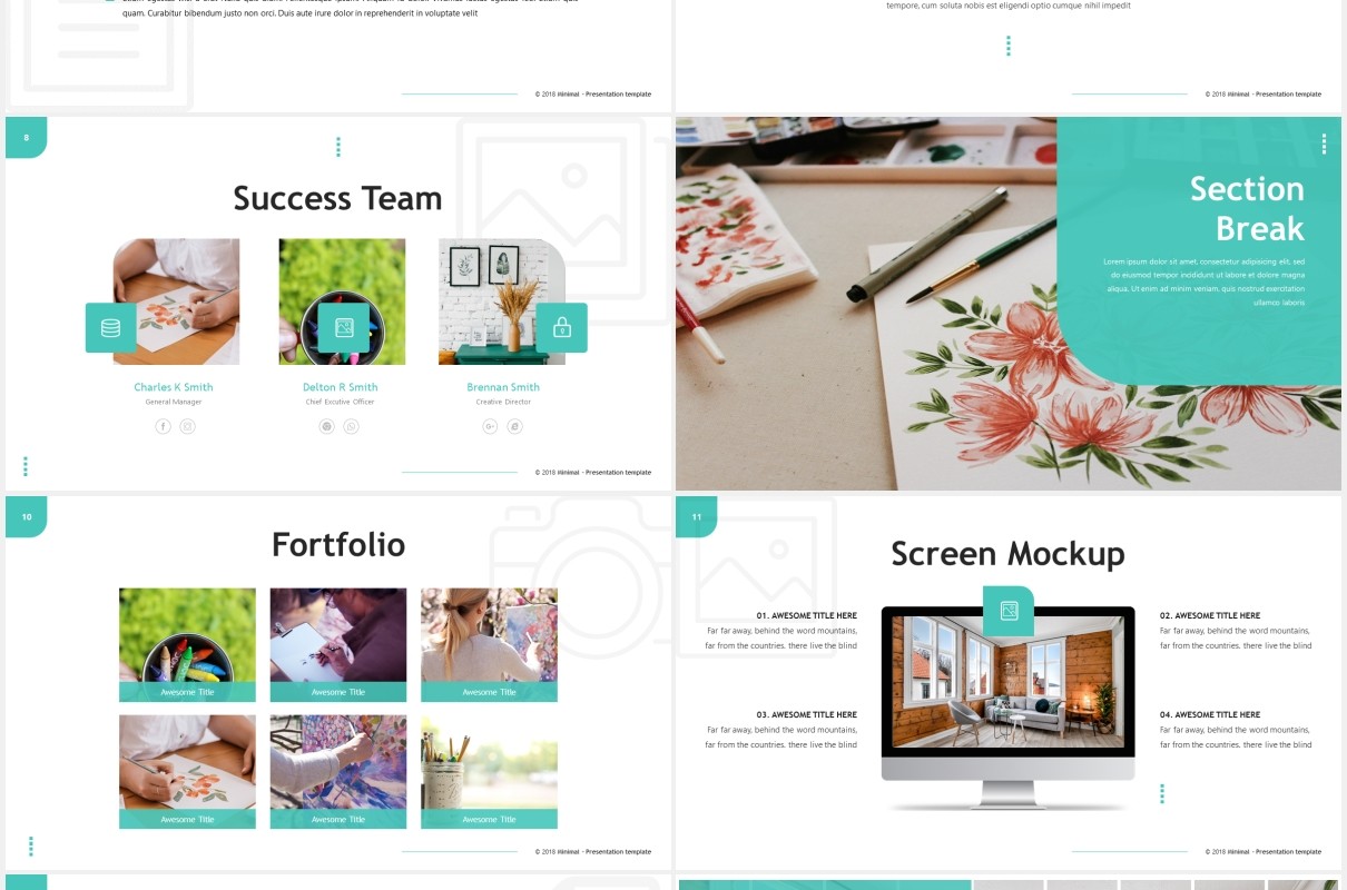 国外工作计划总结汇报PPT模板Planning - Powerpoint Template