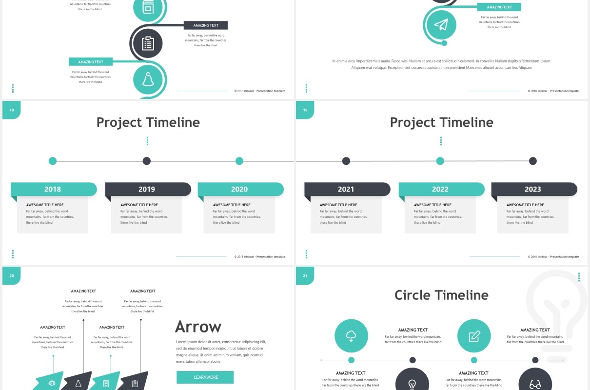国外工作计划总结汇报PPT模板Planning - Powerpoint Template