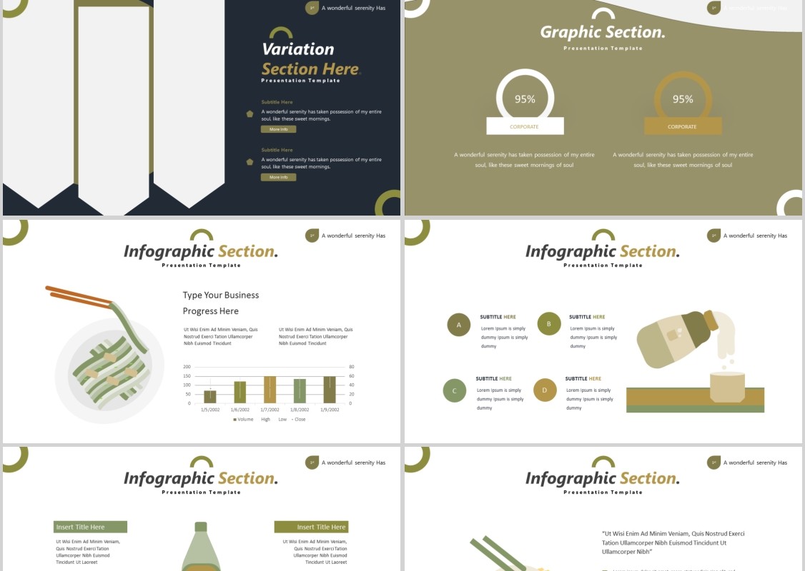 美食餐饮计划书PPT模板Foodiezz Powerpoint Template