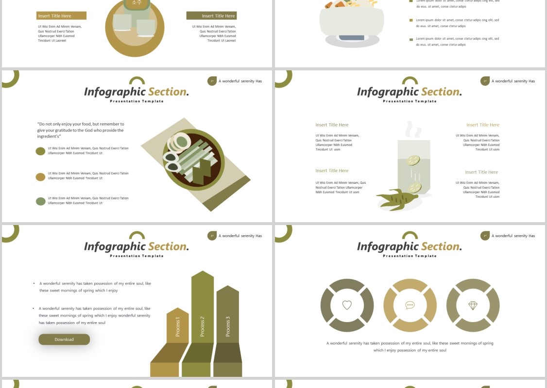 美食餐饮计划书PPT模板Foodiezz Powerpoint Template