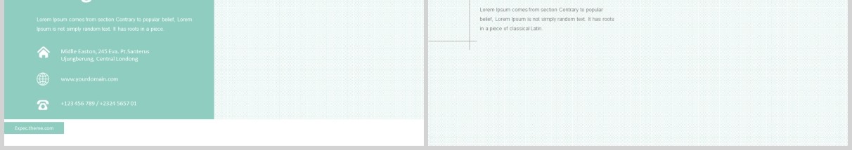 公司宣传历史时间轴PPT模板版式设计Expec - Powerpoint Template