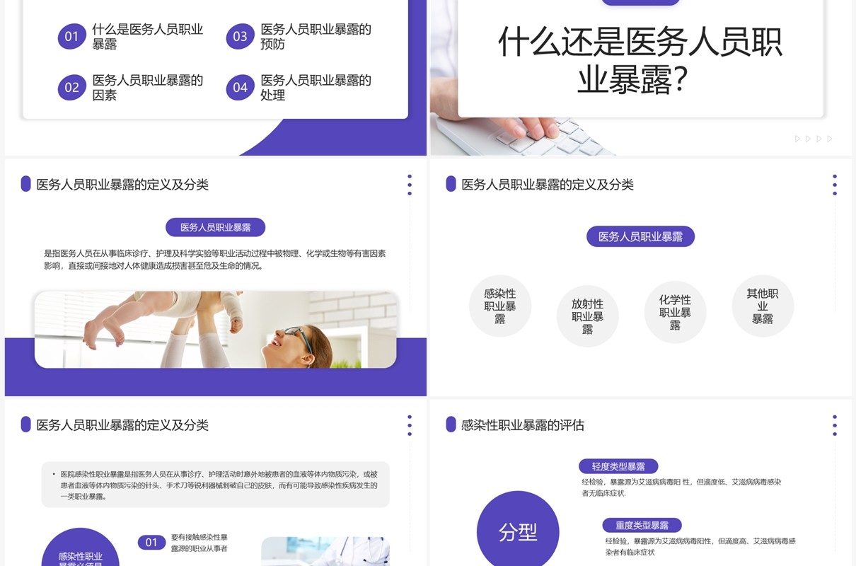 医务人员职业暴露预防及处理PPT模板