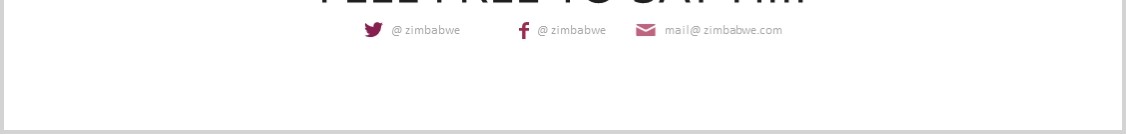 简洁玫瑰色商务个性公司简介PPT模板可插图片ZIMBABWE Powerpoint