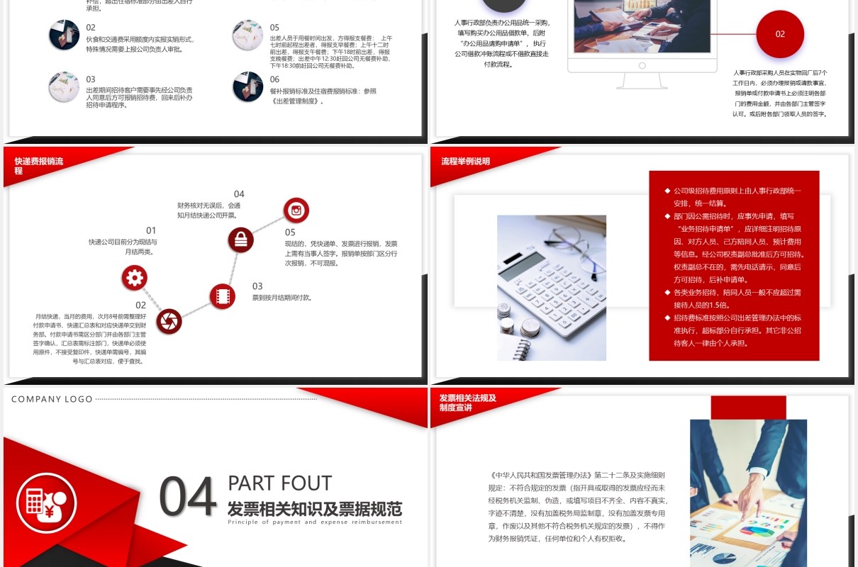商务大气企业管理财务规章制度工作培训动态PPT模板