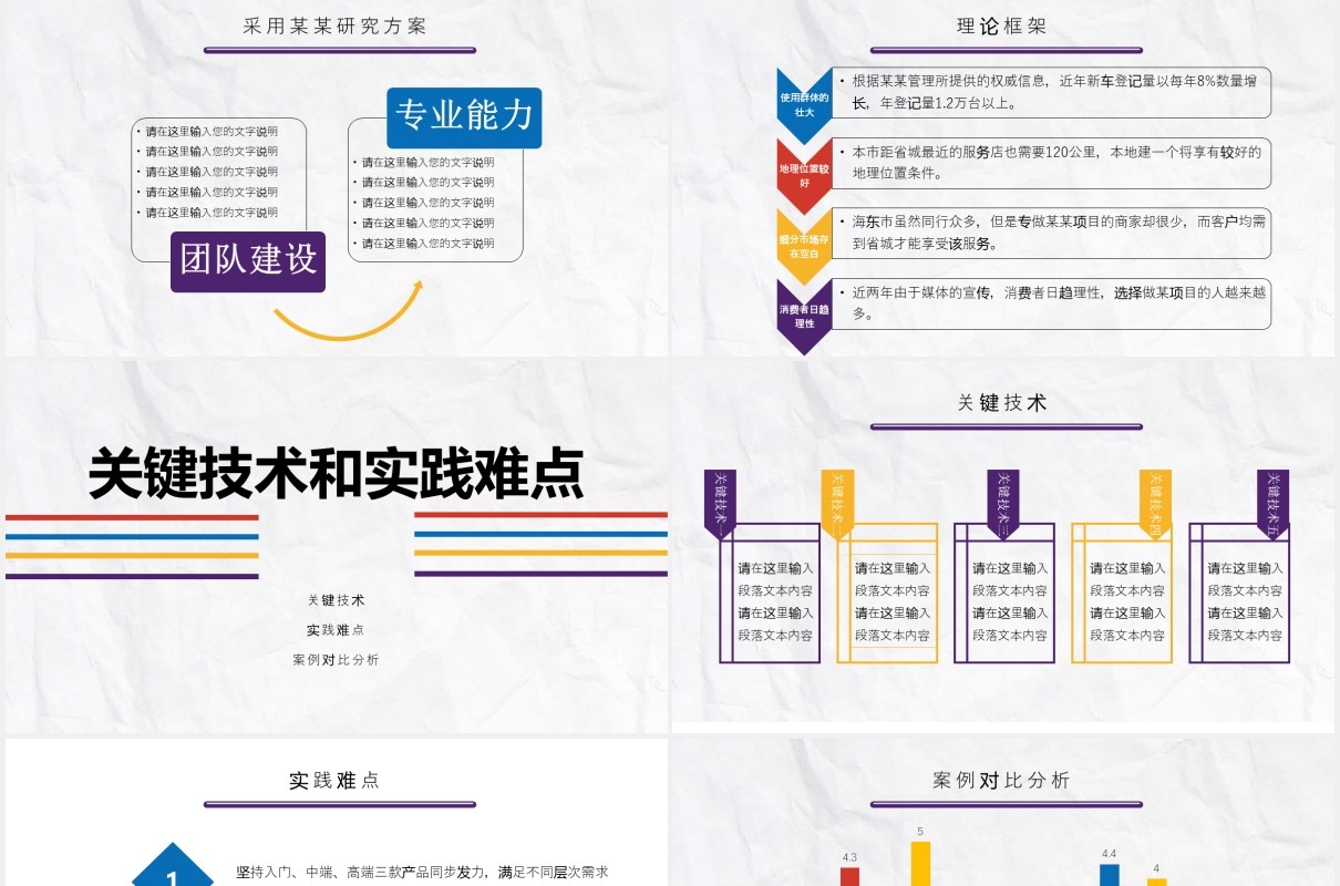 创意毕业设计论文答辩开题报告影视PPT模板