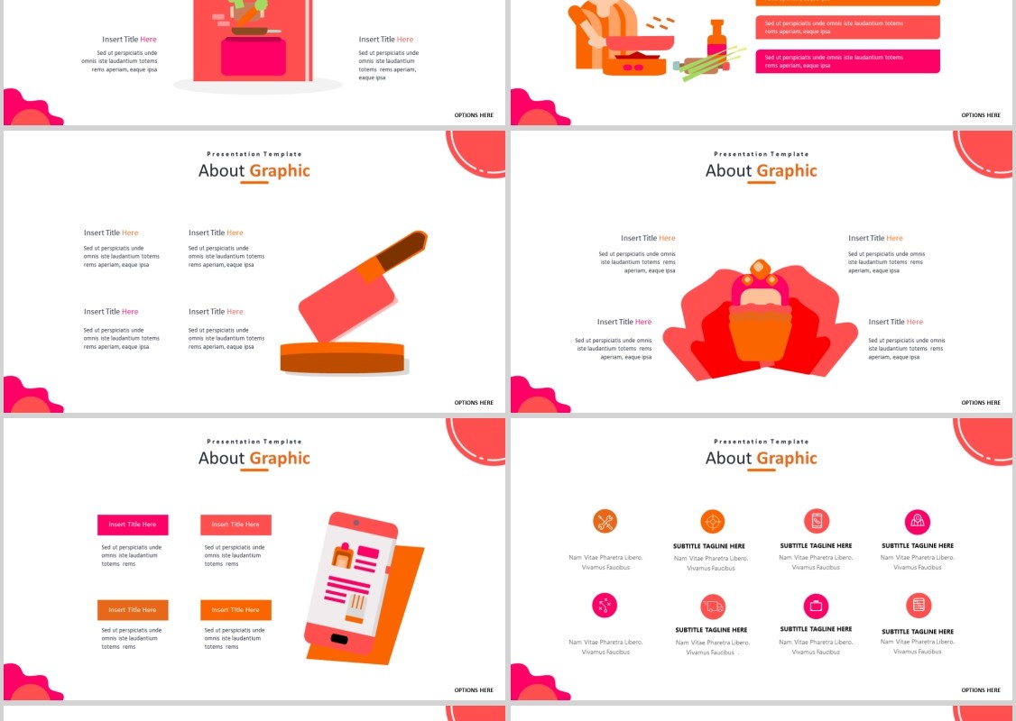 厨师美食餐饮PPT模板Chef's Powerpoint Template