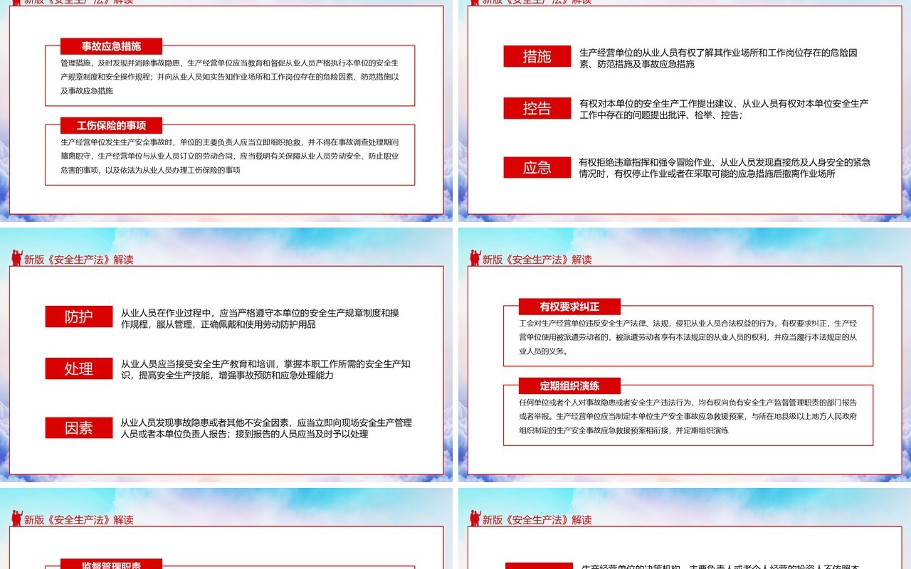 新安全生产法修改历程重点问题变化培训课件动态PPT模板