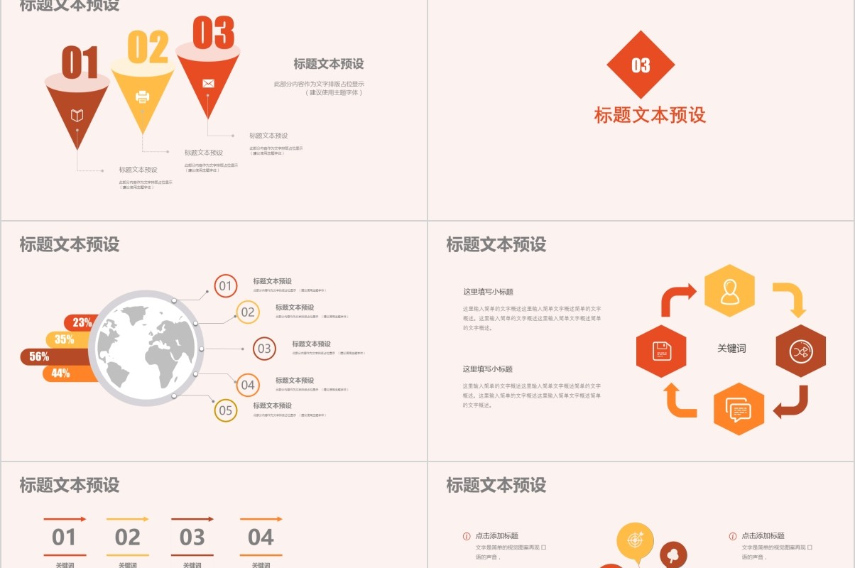 橙色商业创业融资计划书PPT模板