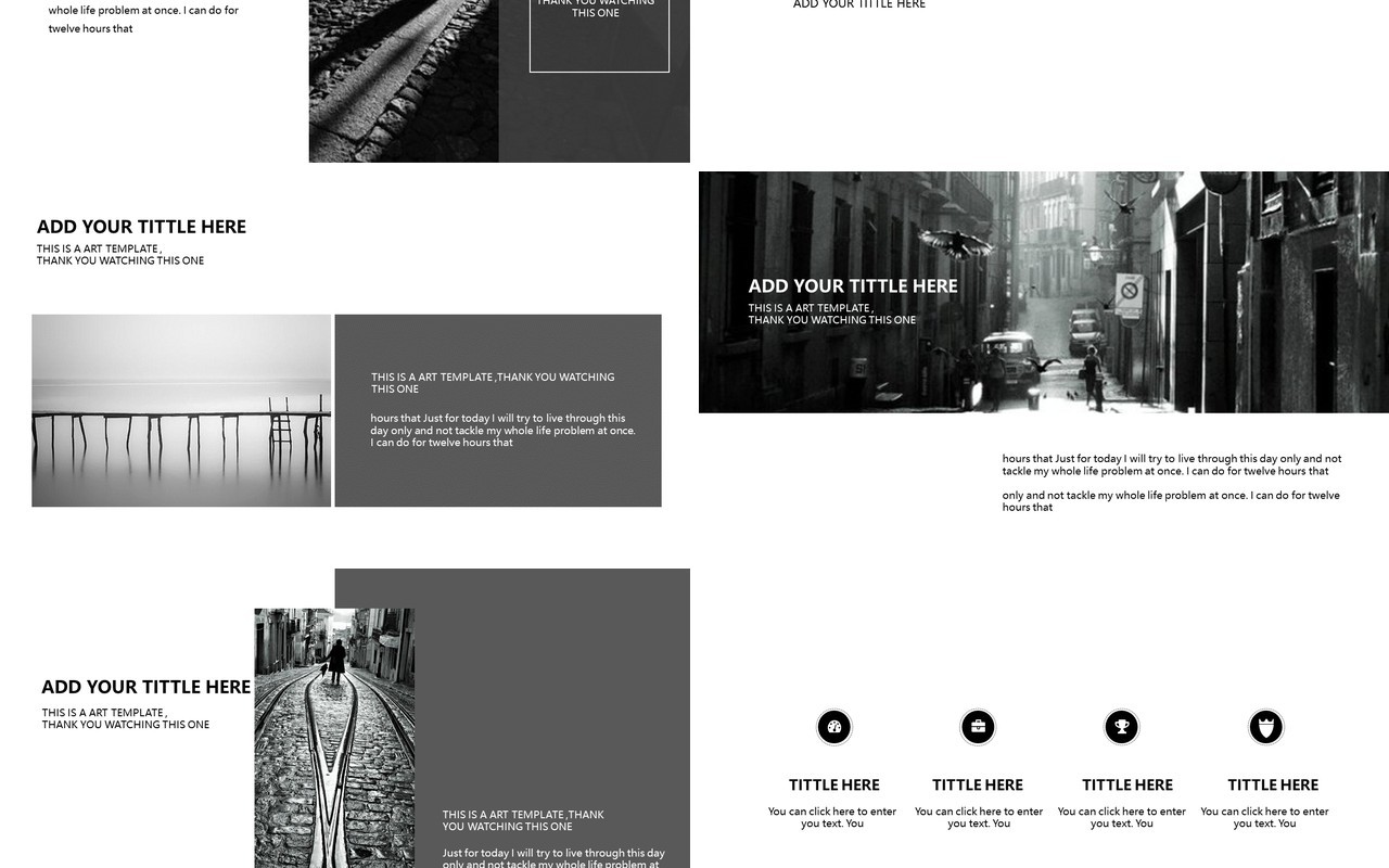 简约艺术工作通用汇报PPT模板ART TEMPLATE