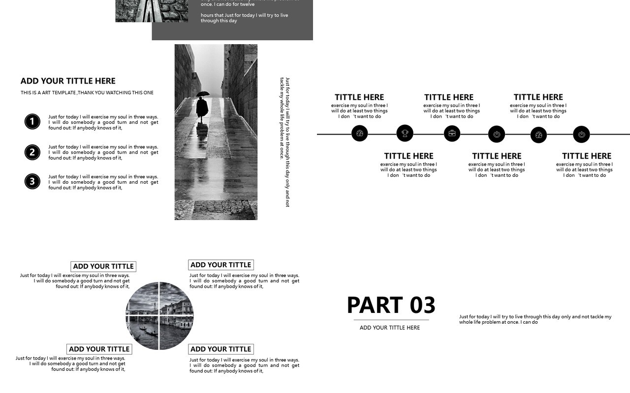 简约艺术工作通用汇报PPT模板ART TEMPLATE