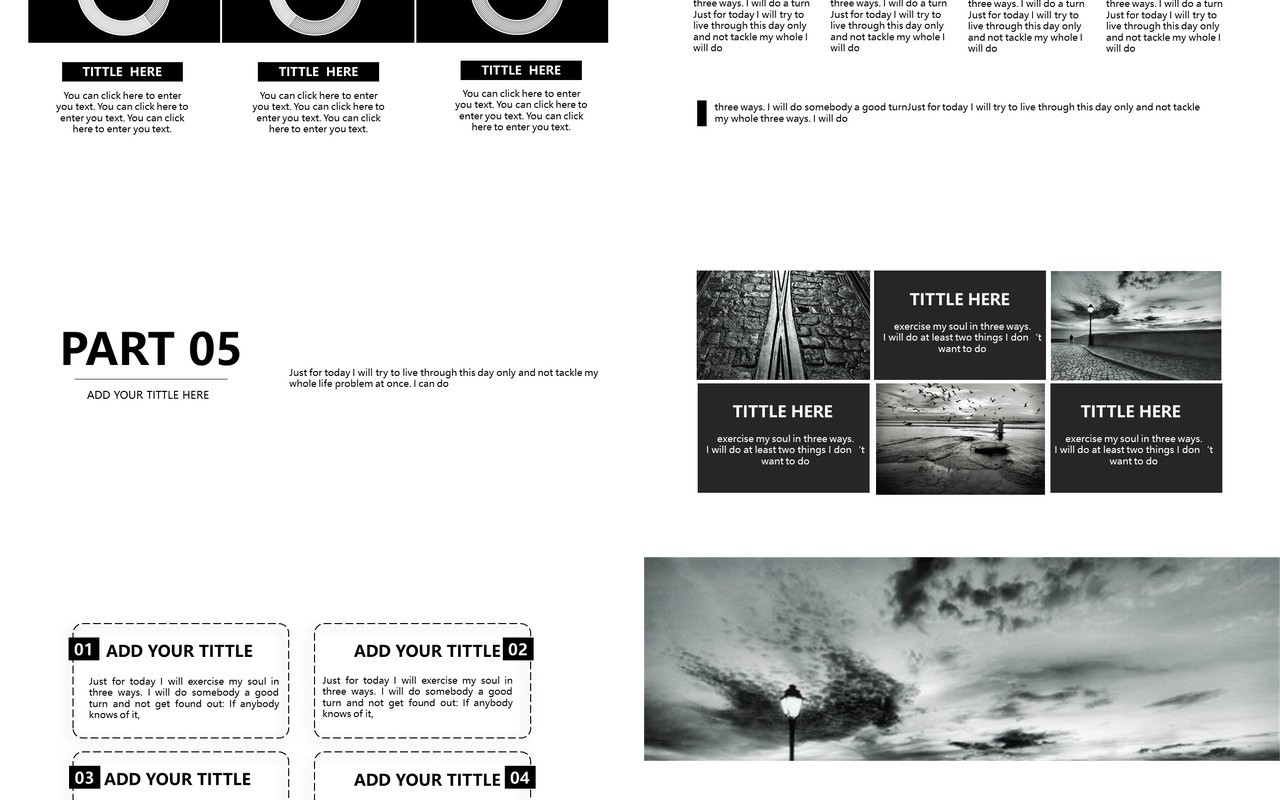 简约艺术工作通用汇报PPT模板ART TEMPLATE