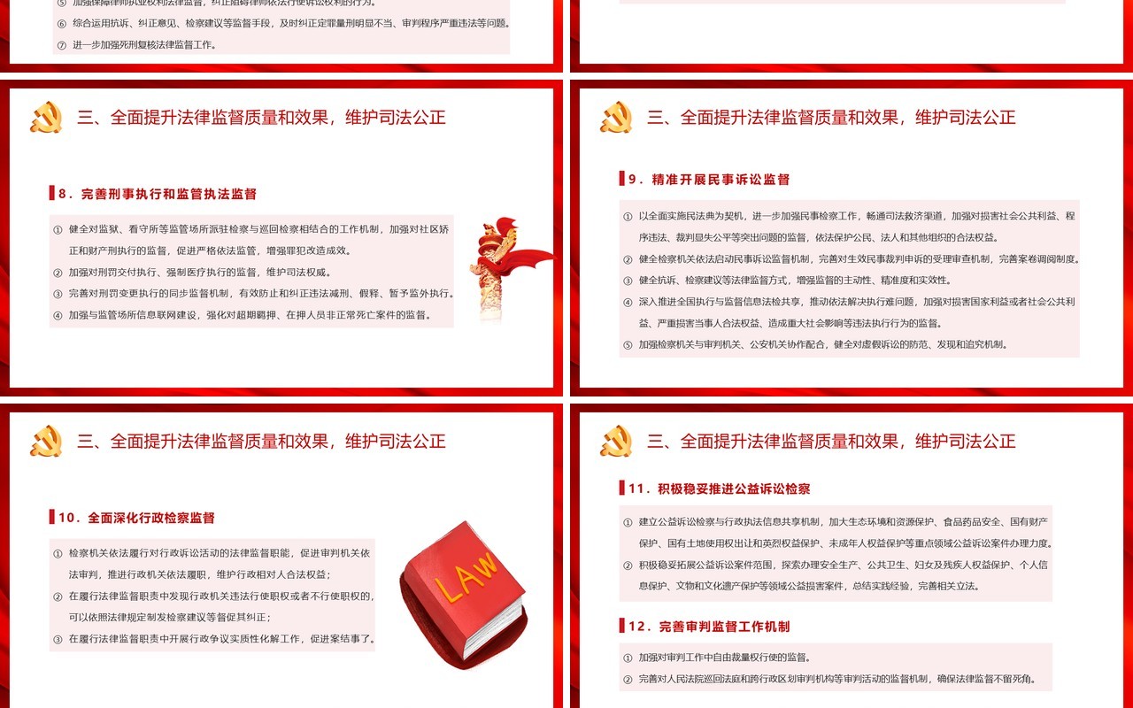 关于加强新时代检察机关法律监督工作的意见 ppt课件