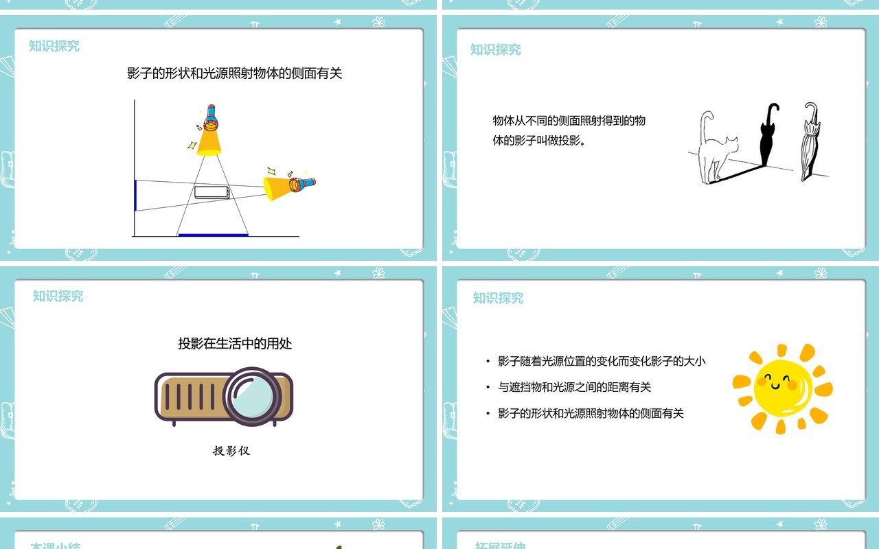 部编版五年级科学上册光和影课件PPT模板