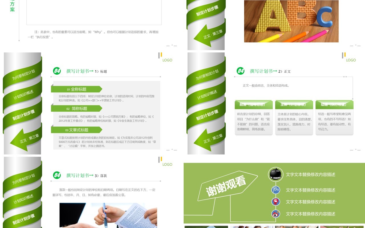 简约员工培训如何制定计划PPT模板