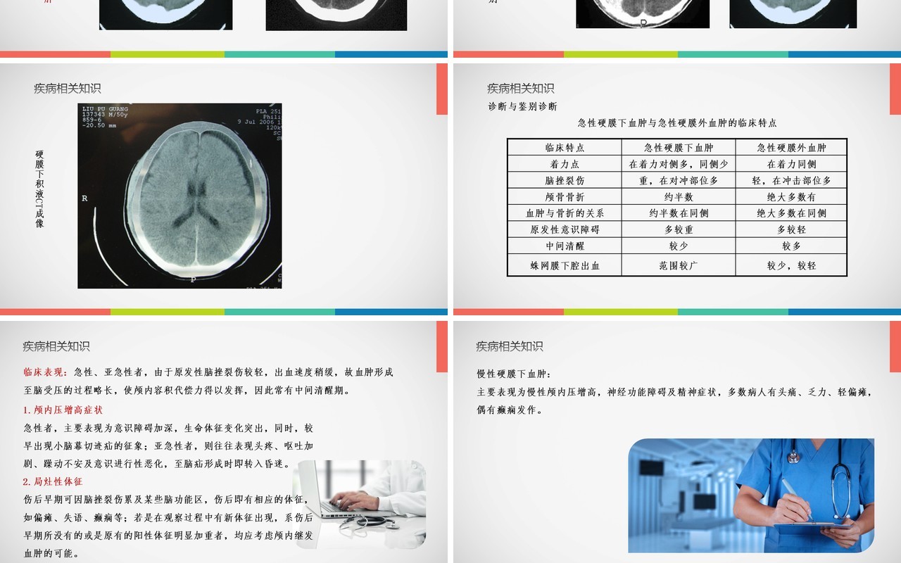 亚急性硬膜下血肿护理查房PPT模板