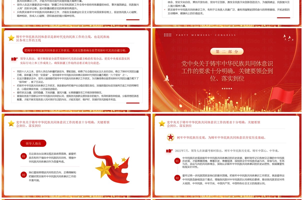 铸牢中华民族共同体意识PPT模板
