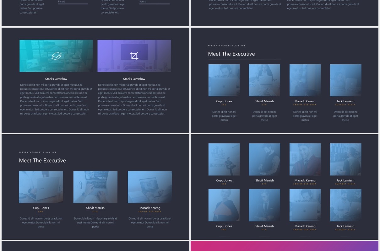 商业互联网技术项目宣传展示PPT模板tech powerpoint template