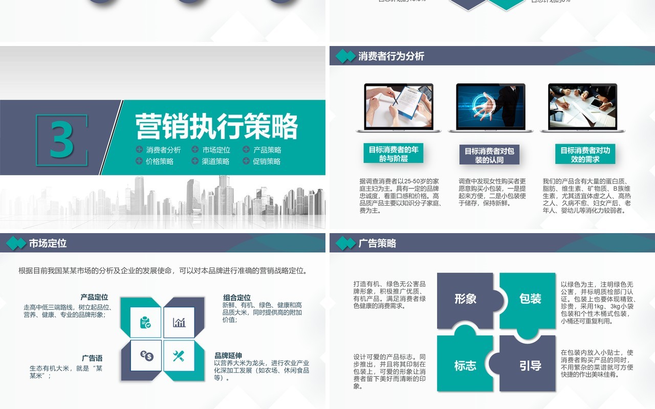 完整框架营销计划工作汇报PPT模板