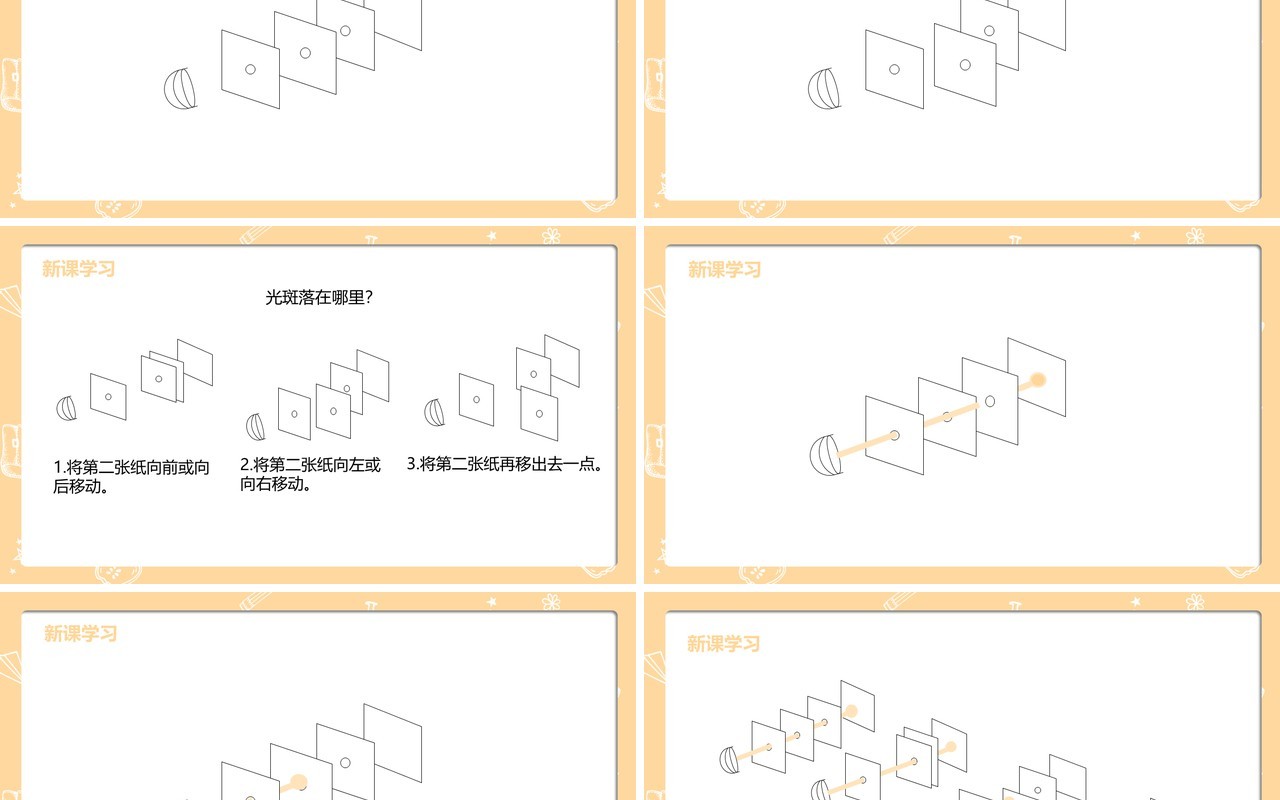 部编版五年级科学上册光是怎样传播的PPT模板