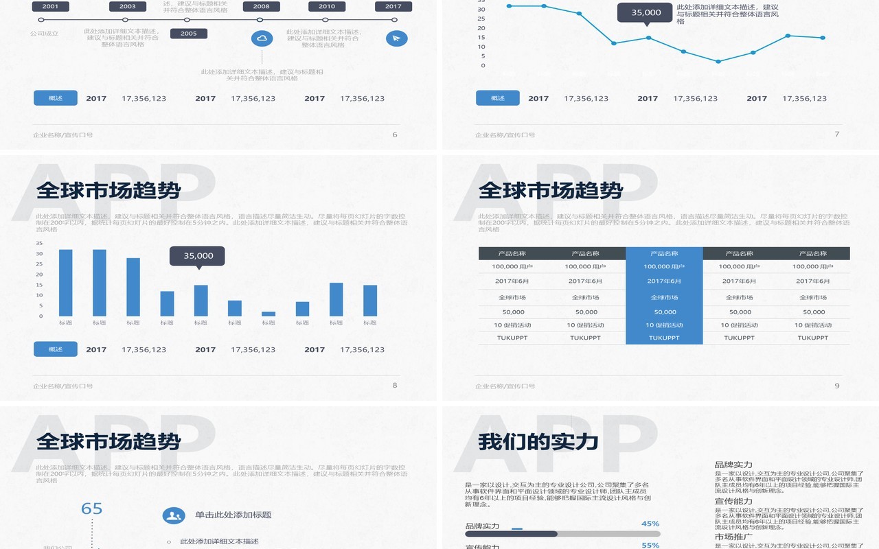 手机软件APP开发宣传介绍PPT模板