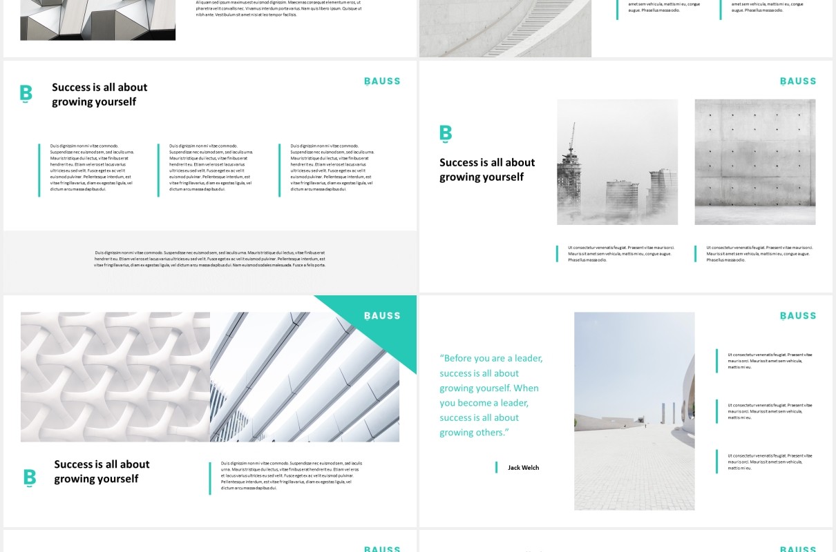 商业企业公司宣传介绍PPT模板bauss simple corporate powerpoint template