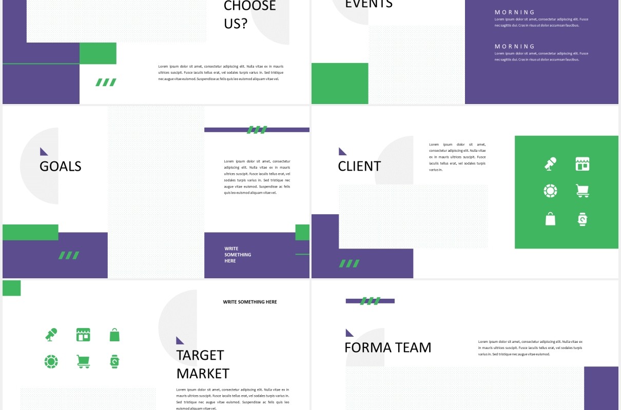 企业介绍项目宣传图文排版设计PPT模板FORMA - Formal Powerpoint Template