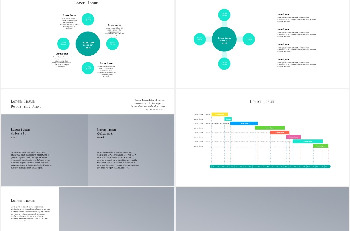 简约绿色公司业务宣传介绍图片版式设计PPT模板PROGETTER - Business PowerPoint Template