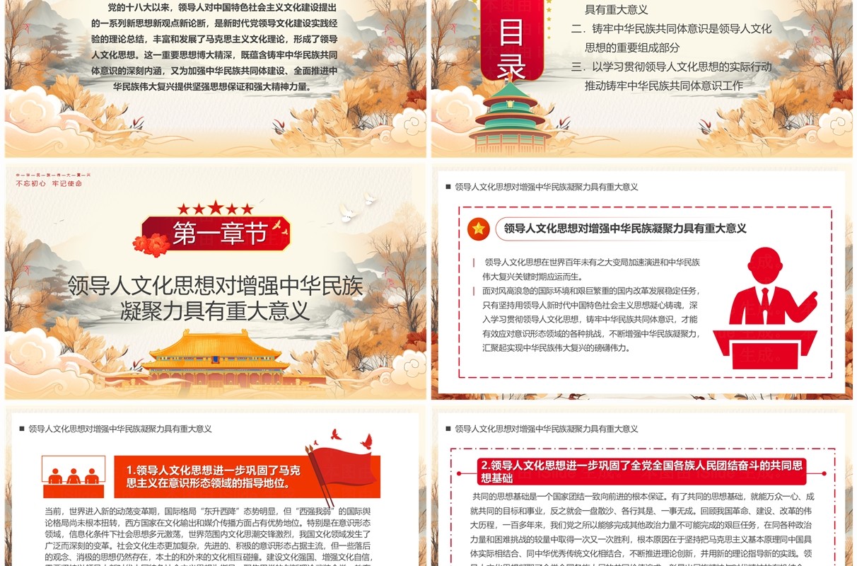 筑牢中华民族共同体意识PPT模板