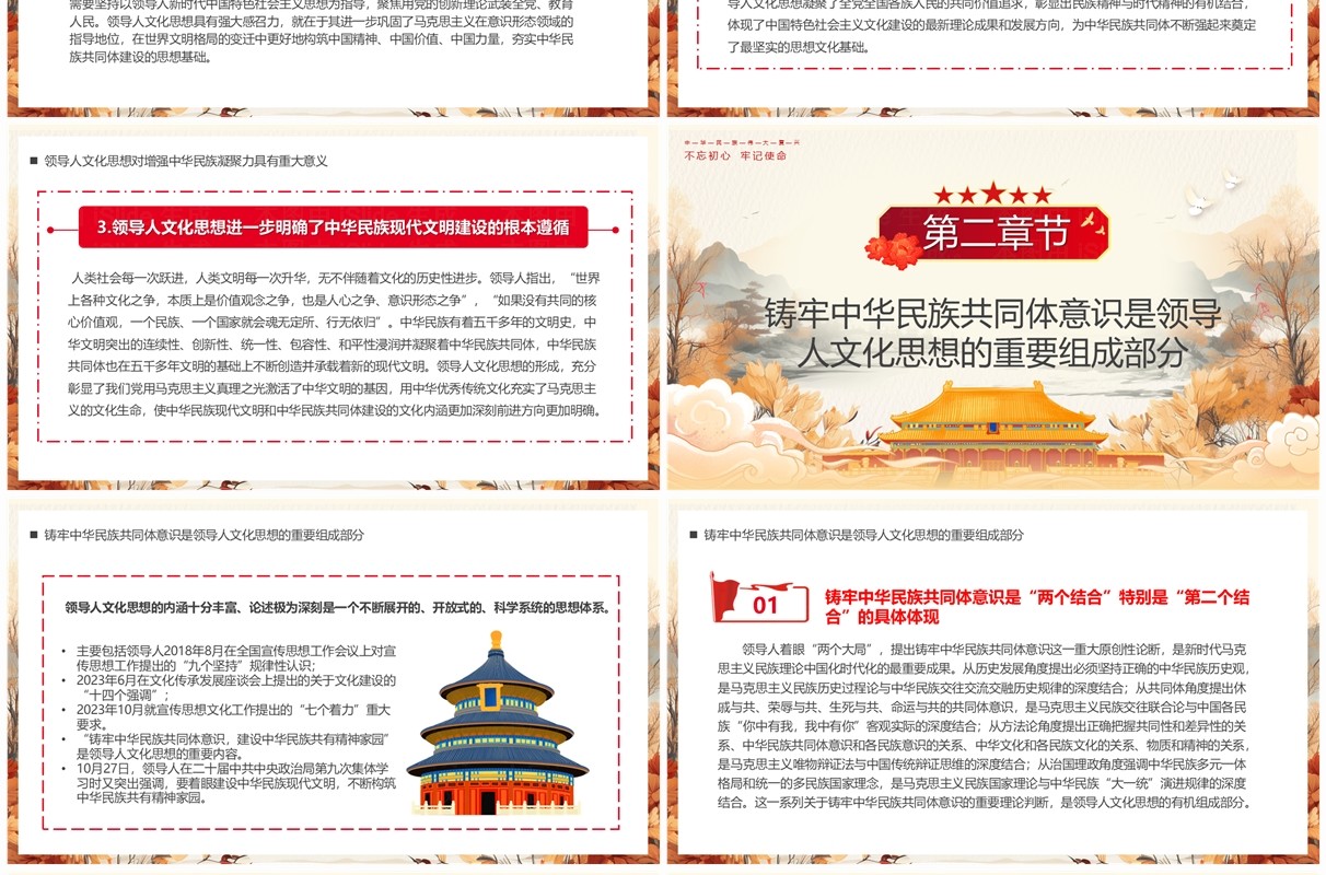 筑牢中华民族共同体意识PPT模板