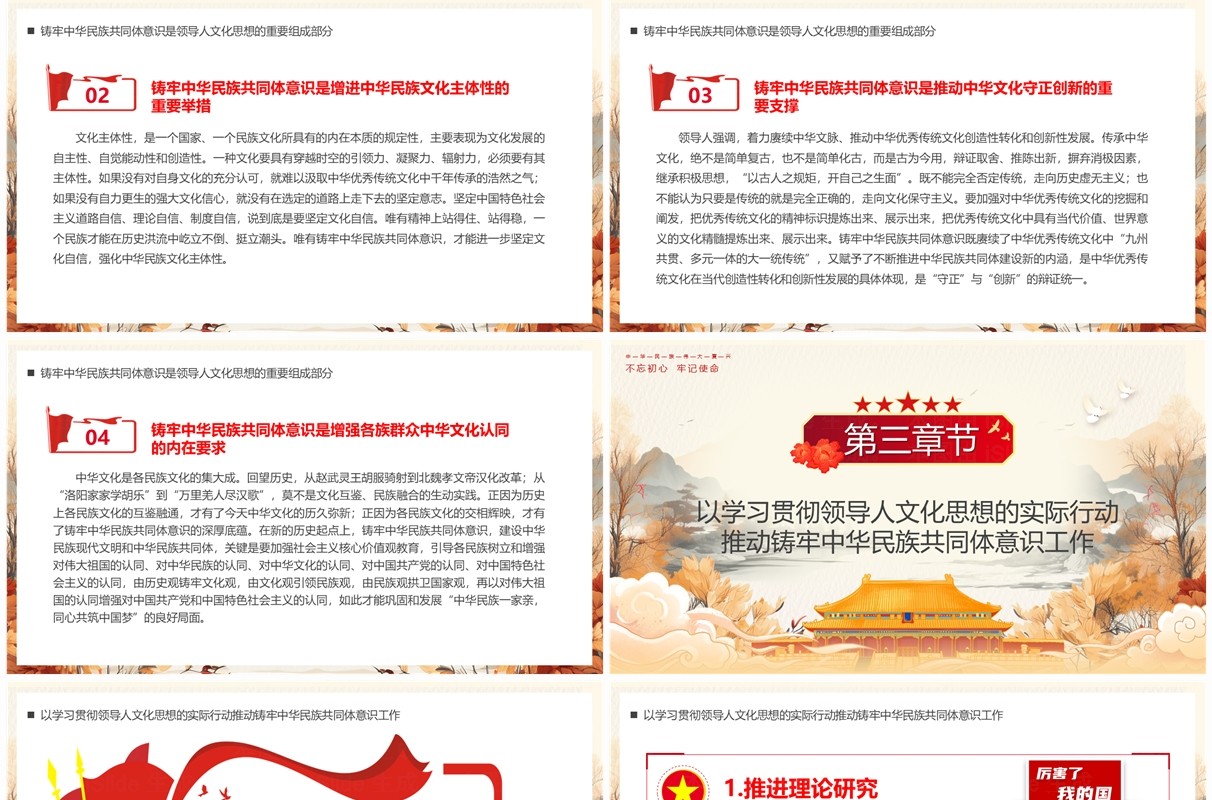 筑牢中华民族共同体意识PPT模板