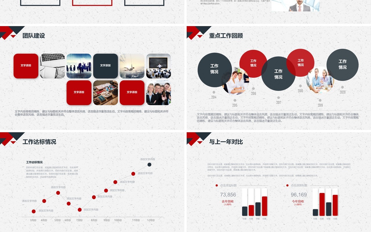 创意工作总结PPT模板汇报