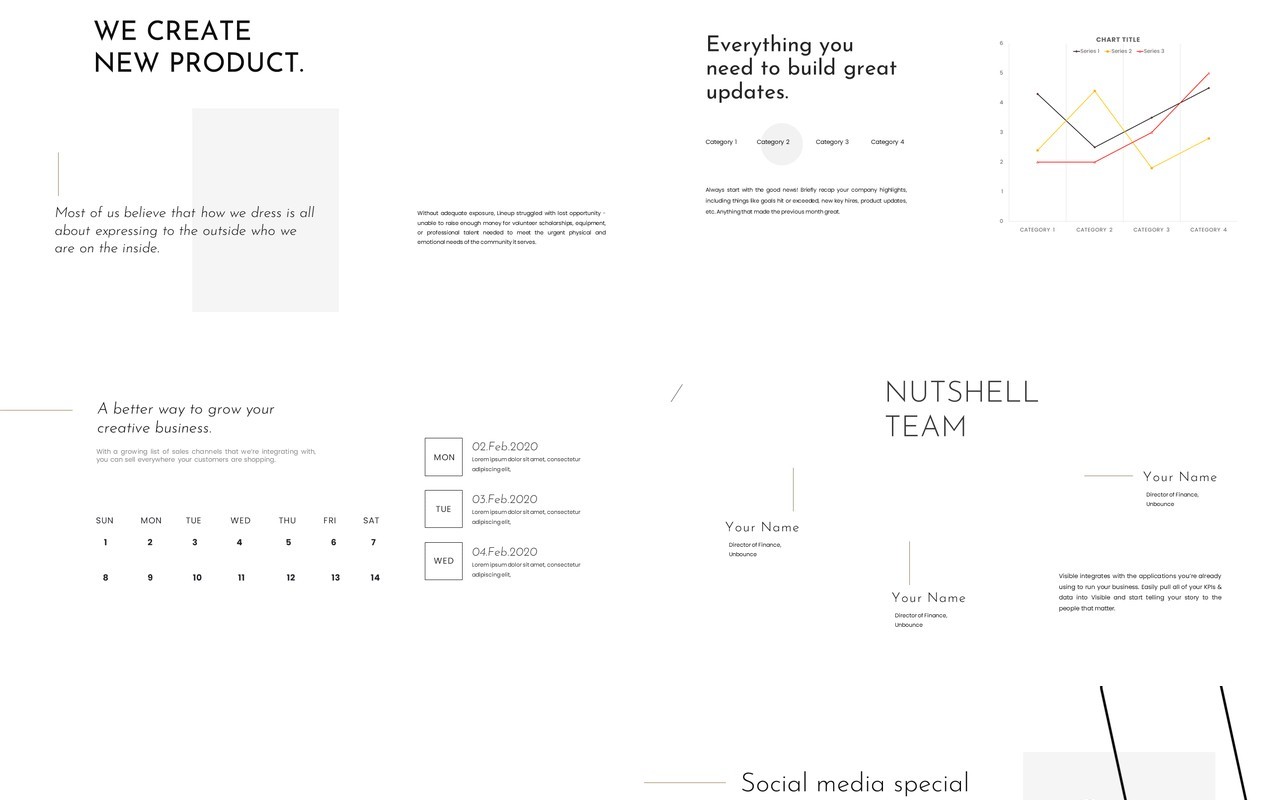 NUTSHELL TEMPLATE