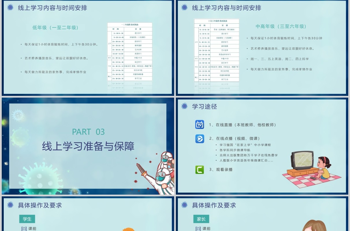 抵抗疫情预防肺炎加强自身防护意识主题班会PPT模板