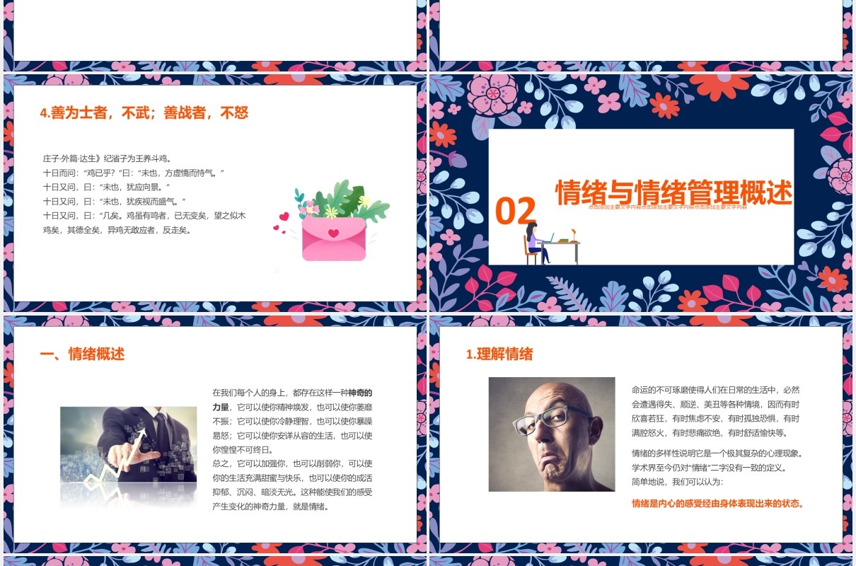 公司员工团队建设情绪管理培训课件PPT模板