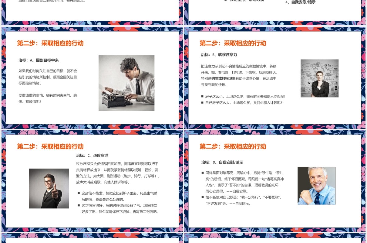 公司员工团队建设情绪管理培训课件PPT模板